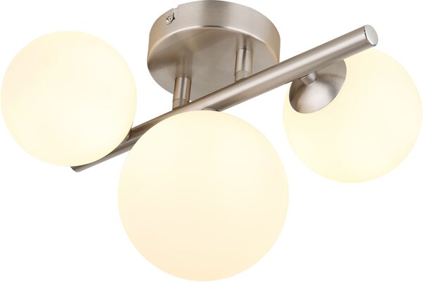 Globo Lighting Riha nástěnné svítidlo 3x3.5 W bílá-nikl 56140-3W
