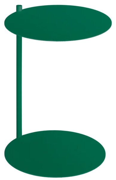 Noo.ma Zelený kovový odkládací stolek Ande 40 cm