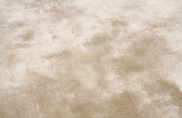 LÉTO -15% Fargotex Béžový kulatý koberec Plain 200 cm