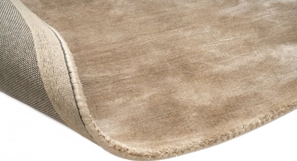 LÉTO -15% Fargotex Béžový kulatý koberec Plain 200 cm