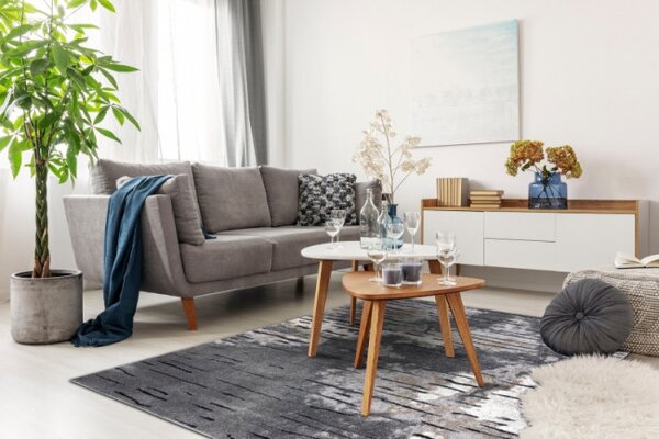 Koberec COZY 8876 Rio šedý