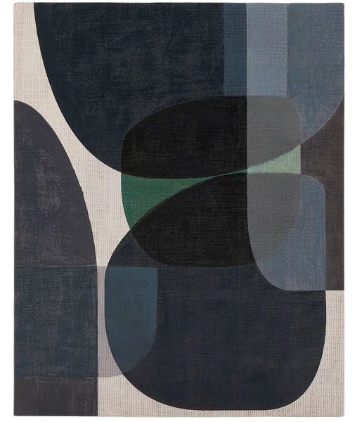 Abstraktní obraz Kave Home Nemsa 100 x 80 cm