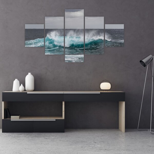 Obraz - Vlny v oceánu (125x70 cm)