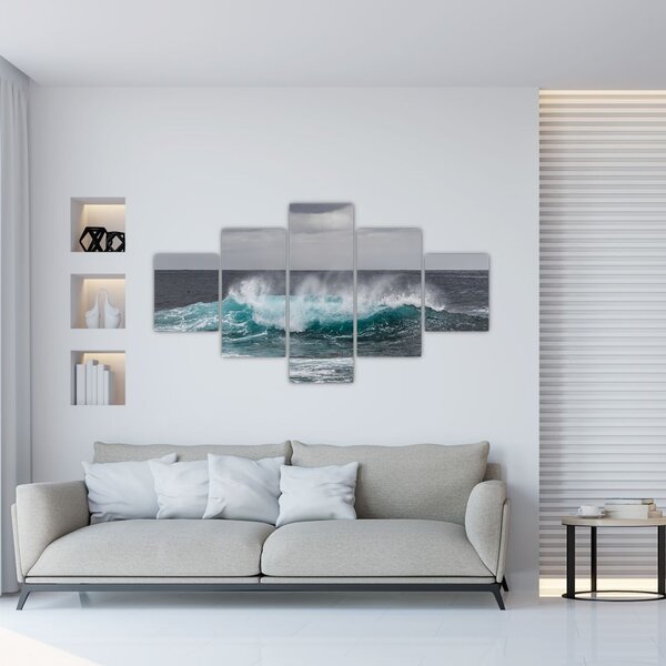 Obraz - Vlny v oceánu (125x70 cm)