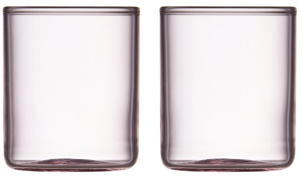 -25 % Dny MOMENTI– Lyngby Glas Set dvou růžových sklenic na destiláty Torino 60 ml