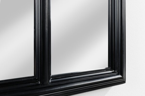 Obloukové vintage zrcadlo Castillo 140 cm černé