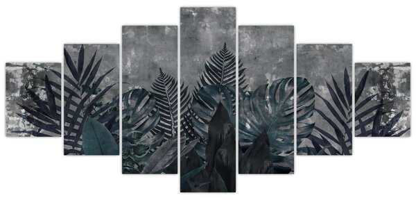 Obraz - Palmové listy (210x100 cm)