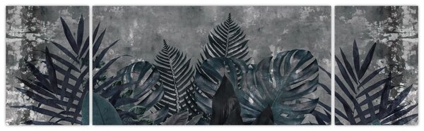 Obraz - Palmové listy (170x50 cm)