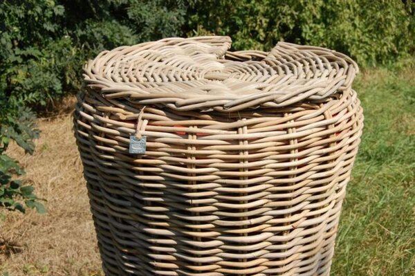 Ratanový sud na dešťovou vodu JEROEN, Gray, 200 L (Van der Leeden® )