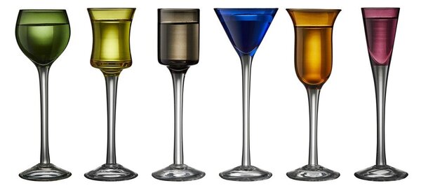 Skleničky v sadě 6 ks na panáky 50 ml – Lyngby Glas