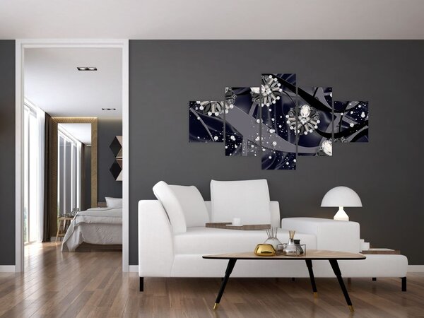 Obraz - Diamanty v prostroru (125x70 cm)