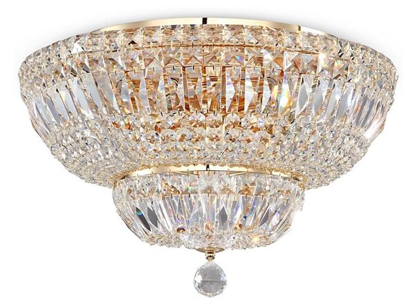 Maytoni DIA100-CL-12-G - Stropní svítidlo BASFOR 12xE14/60W/230V zlatá