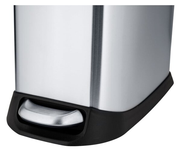 Nášlapný odpadkový koš z nerezové oceli ve stříbrné barvě 20 l Design – Wenko
