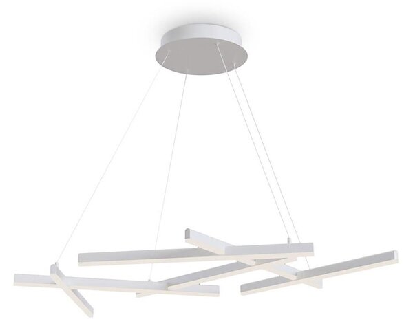 Maytoni MOD016PL-L75W - LED Lustr na lanku LINE LED/79W/230V bílá