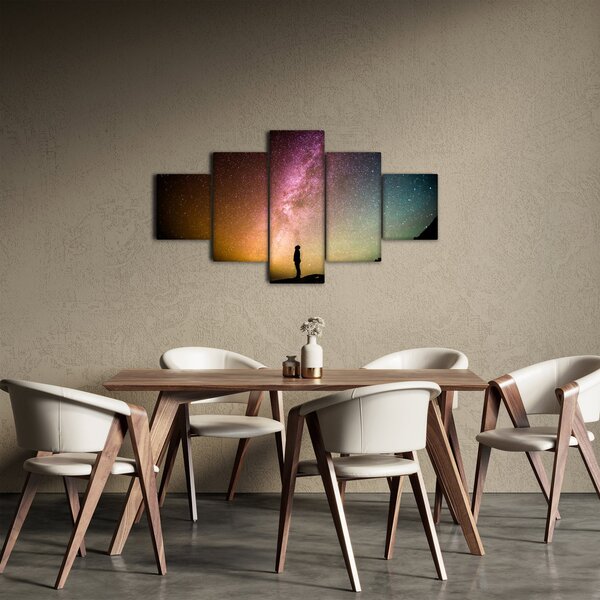 Obraz - obloha plná hvězd (125x70 cm)
