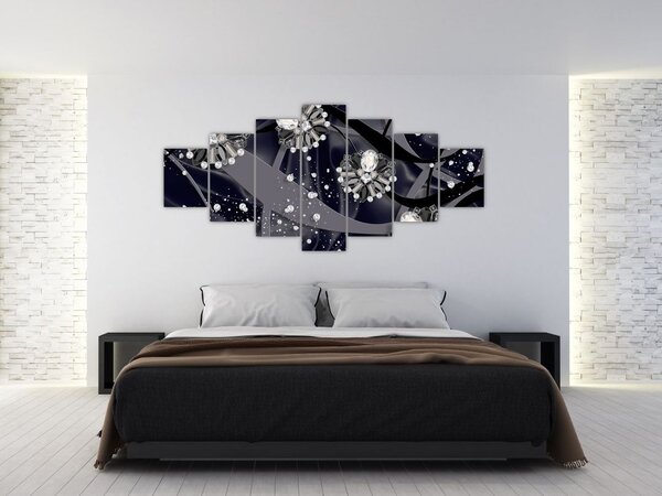 Obraz - Diamanty v prostroru (210x100 cm)