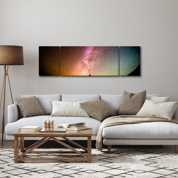 Obraz - obloha plná hvězd (170x50 cm)