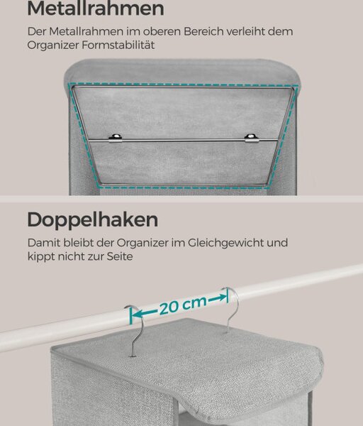 Set dvou závěsných organizérů RCH005W02 (2 ks)