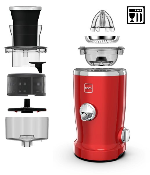 Novis Odšťavňovač VitaJuicer VDE NewGen SX-3 (červená)