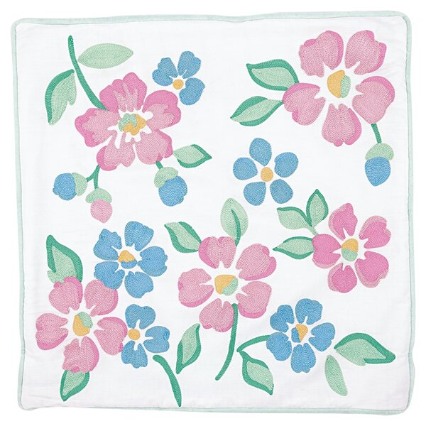 Bavlněný povlak na polštář Athea White Embroidery 50 × 50 cm