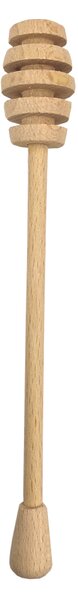 AMADEA Dřevěná naběračka na med, masivní dřevo, 17 cm