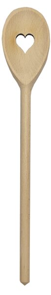 AMADEA Dřevěná vařečka se srdcem, masivní dřevo, délka 30 cm