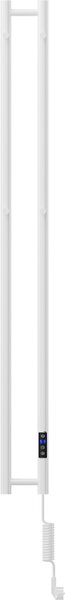 Mexen Pino, elektrické topné těleso s věšáky na ručníky 1405x137 mm, 150 W, bílá, W301-1405-137-00-20