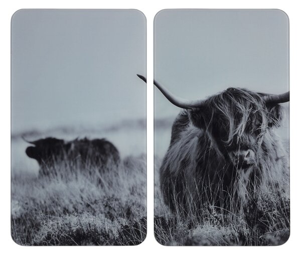 Wenko Univerzální deska na sporák, 2dílná (Highland Cattle) (100304847015)