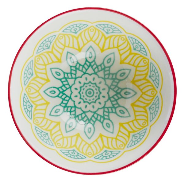 ORNAMENTS Miska 240 ml - žlutá/zelená