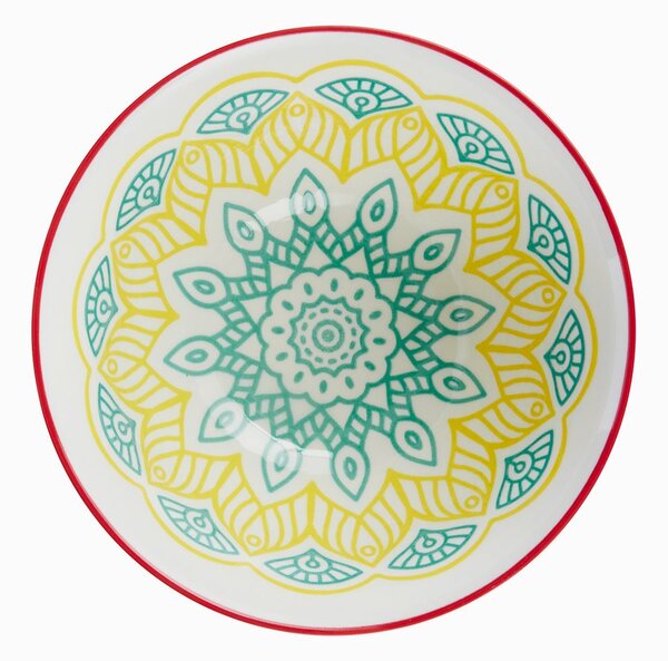 ORNAMENTS Miska 520 ml - žlutá/zelená