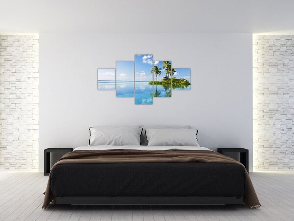 Obraz - Tropický ostrov (125x70 cm)