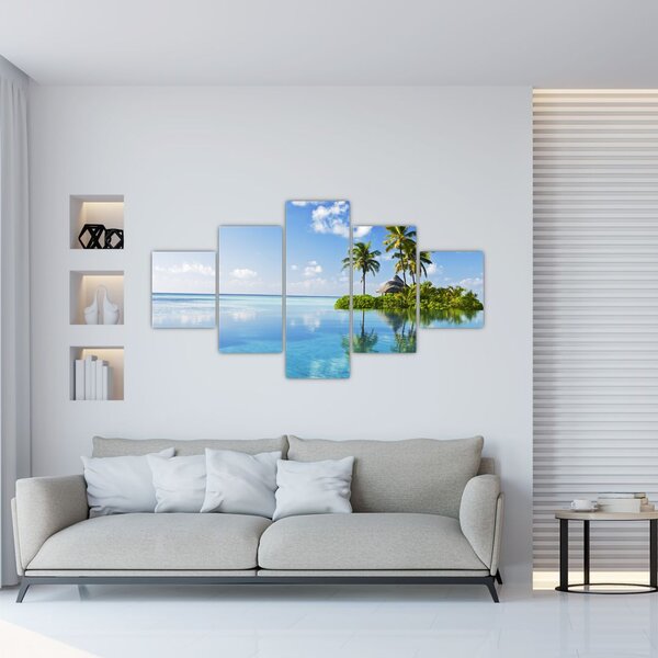Obraz - Tropický ostrov (125x70 cm)