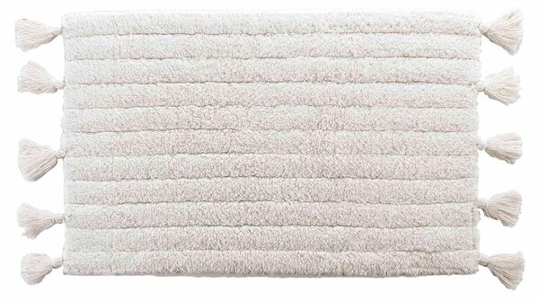 Bílá koupelnová předložka 50x80 cm Minatis – douceur d'intérieur