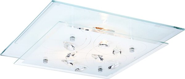 Globo Lighting Jasmina nástěnné svítidlo 2x60 W bílá 40408-2