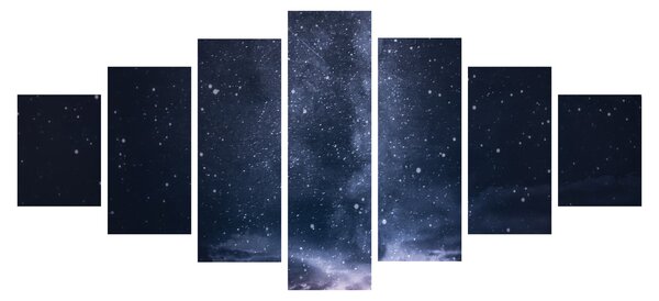 Obraz oblohy s hvězdami (210x100 cm)