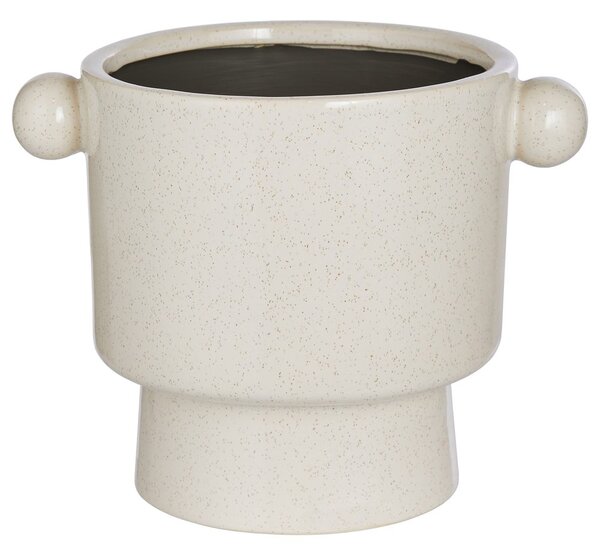 HANDLE Květináč 15 cm - béžová