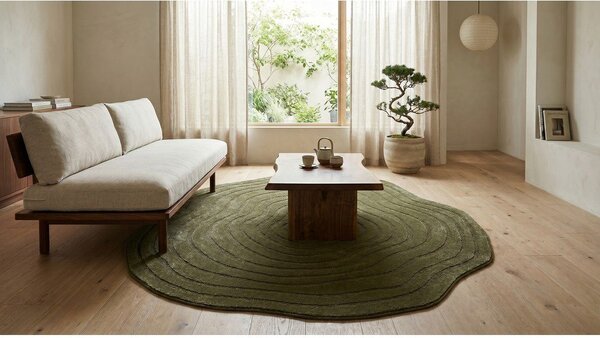 Tmavě zelený koberec 160x230 cm Pebble – ESTE
