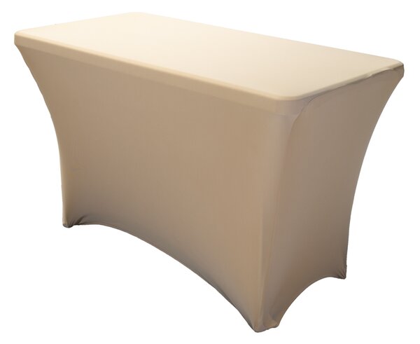 TENTino Elastický potah STANDARD na skládací stůl 122x60 cm VÍCE BAREV Barva ubrusu: SVĚTLE ŠEDÁ / SILVER