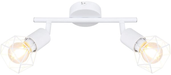 Globo Lighting Xara I stropní světlo 2x40 W bílá 54802W-2