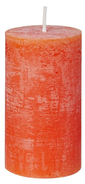 RUSTIC Svíčka 13 cm - oranžová