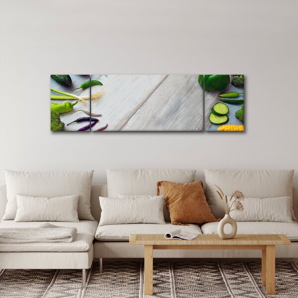 Obraz zeleniny (170x50 cm)