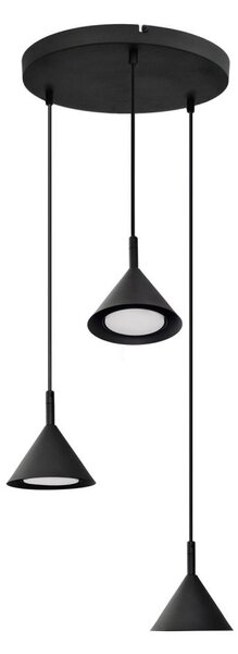 Lustr na lanku ETNA 3xGX53/10W/230V černá