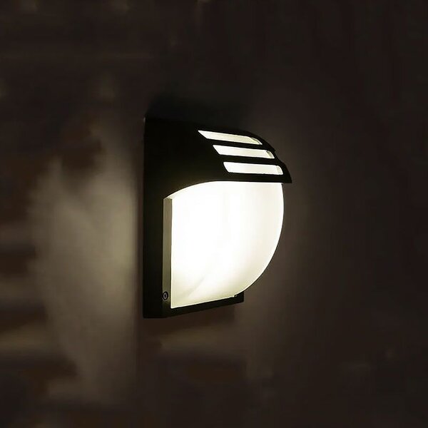 Toolight Toolight, nástěnné svítidlo 24,5x18 cm, 1xE27, RSL013-1W, černá, OSW-10246