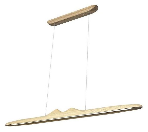 LED Lustr na lanku LED/22W/230V 4000K 120 cm jasan/masiv