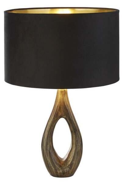 Searchlight EU86531BK - Stolní lampa BUCKLOW 1xE27/40W/230V mosaz