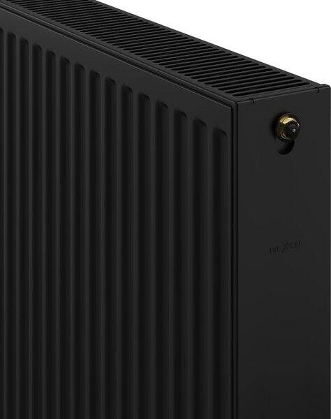 Mexen CV22, panelový radiátor 600 x 400 mm, spodní připojení, 661 W, černá, W622-060-040-70