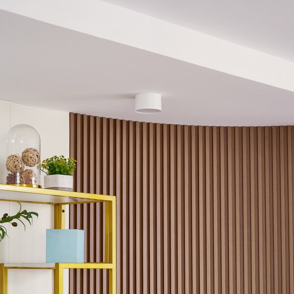 Stropní Lampa Lindby, Nivoria, Bílá, Obývací pokoj, Hliník, Moderní
