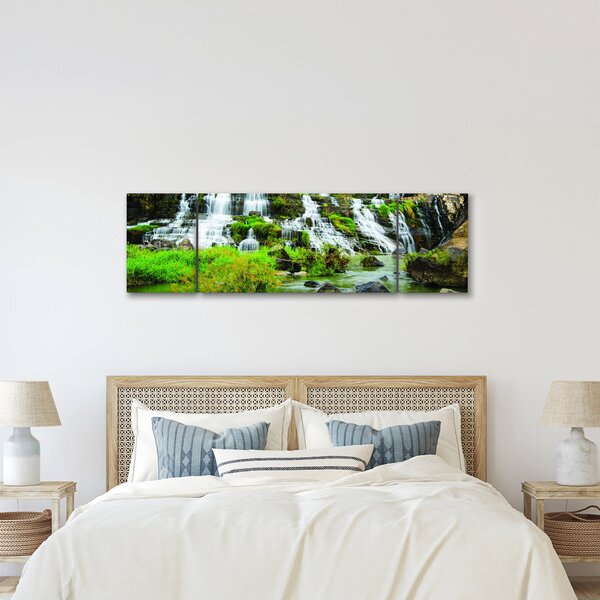 Obraz - vodopády (170x50 cm)