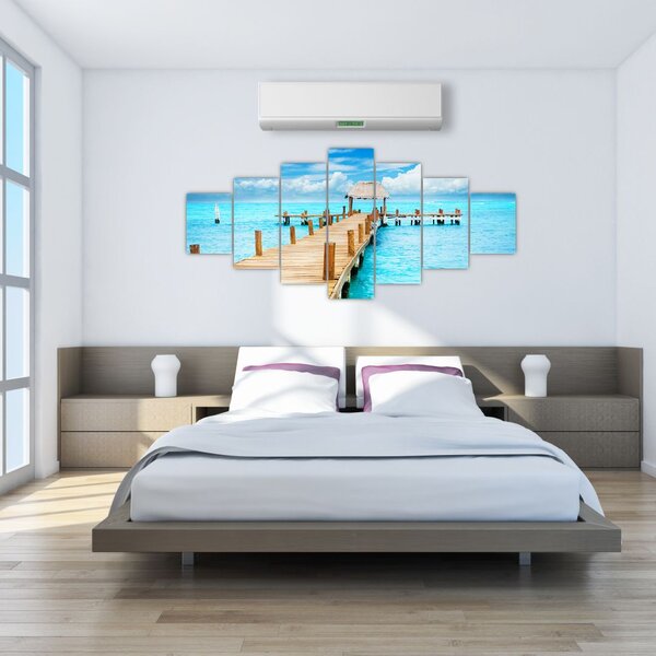Obraz - Molo (210x100 cm)