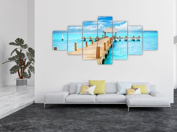 Obraz - Molo (210x100 cm)